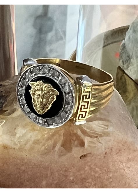 zegelring versace|versace designer rings.